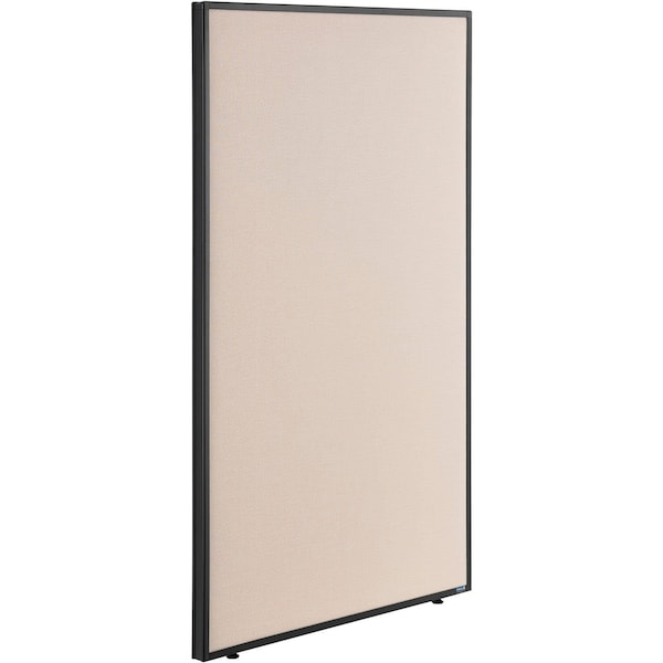 Global Industrial Office Partition Panel, 36-1/4W x 60H, Tan 238635TN - main